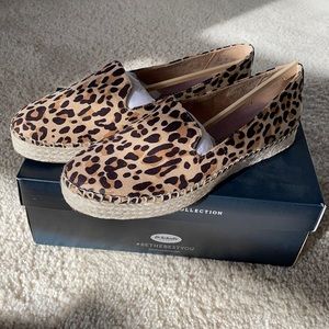 BNIB Dr. Scholl’s Find Me Leopard Print Slip Ons